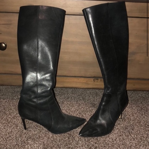 Via Spiga Black Leather Boots - Picture 5 of 5